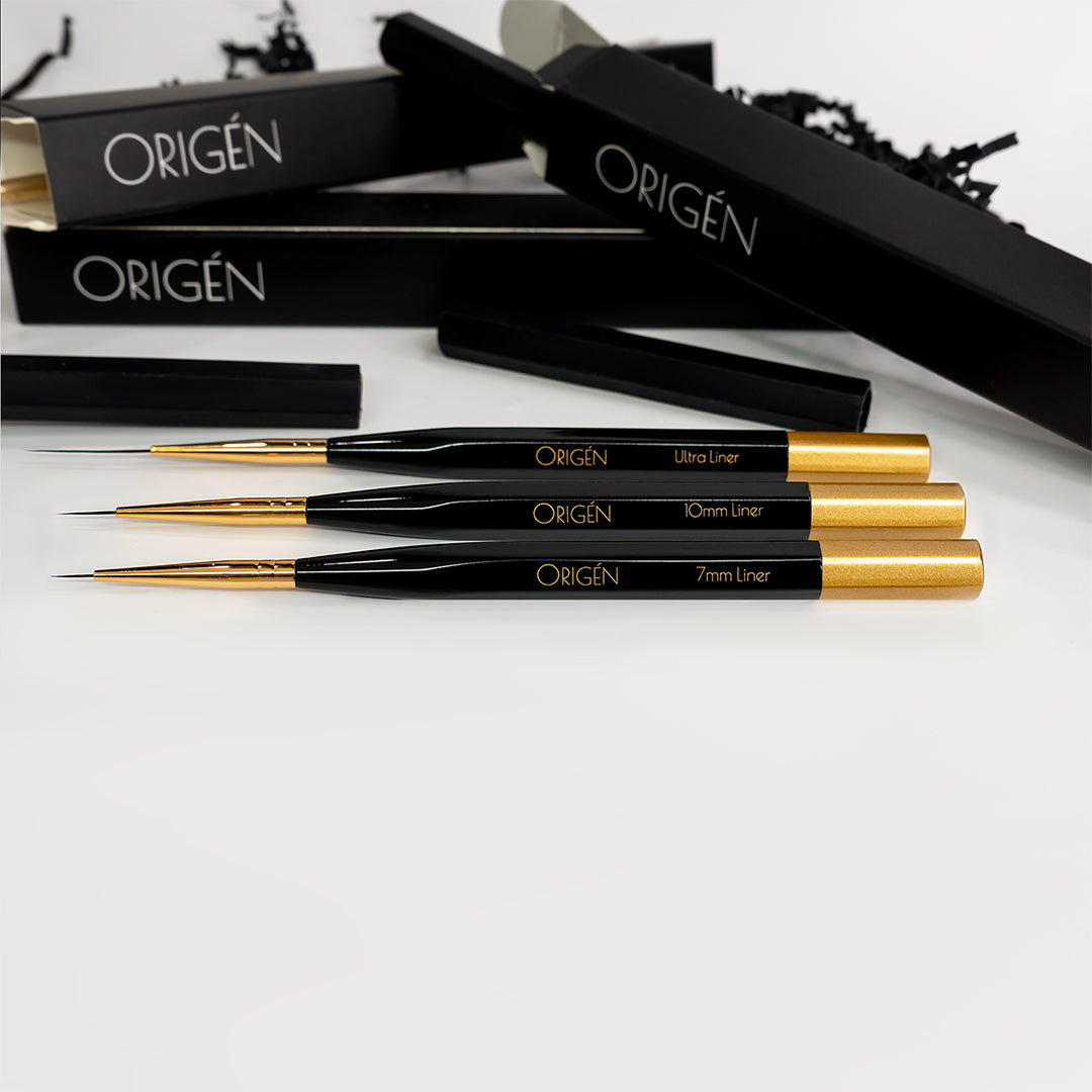 ORIGÉN essential collection. 7mm liner  ,10mm liner, ultra liner  