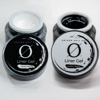 Perfect Black &amp; Ghost White Liner Gel Bundle